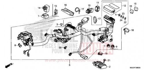 FAISCEAU DES FILS CB1100NAK de 2019